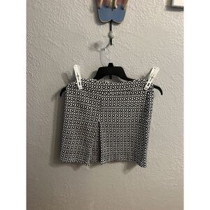 Anthropology Womens Black And White Trulli Size 4 Mini Skirt
